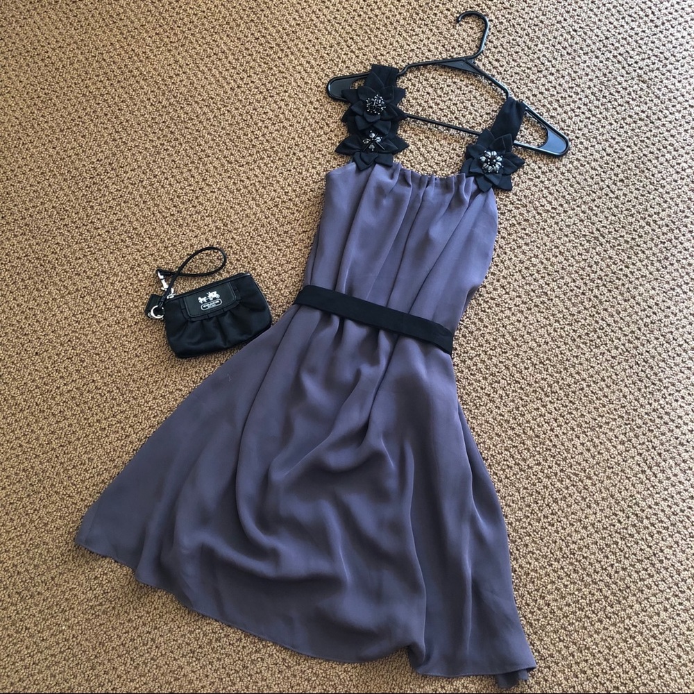 Lavender Chiffon Dress